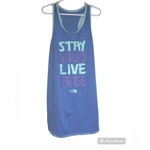 The North Face Stay Wild Live Free racerback tank top L